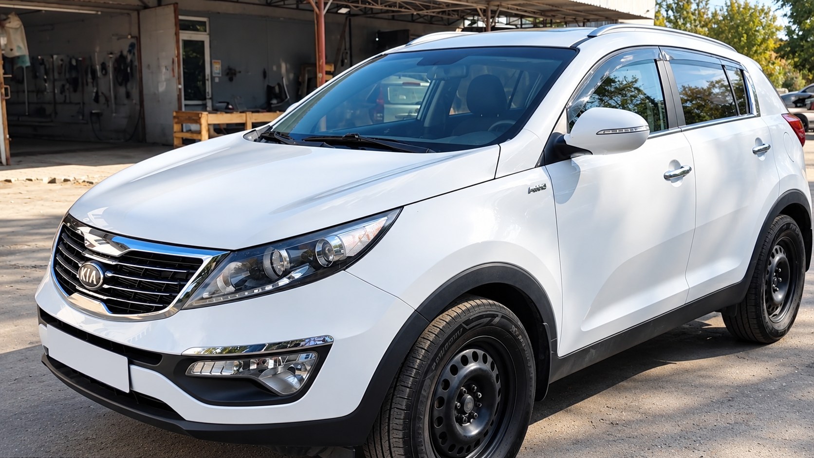 Kia Sportage после кузовного ремонта